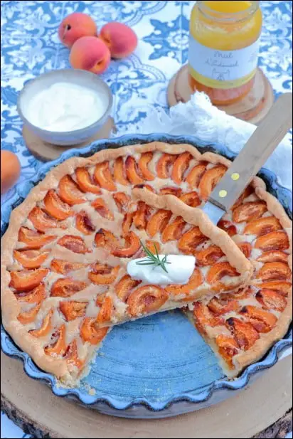 tarte abricots amandine pate feuilletée