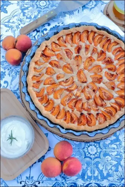 tarte abricots amandes pate feuilletée