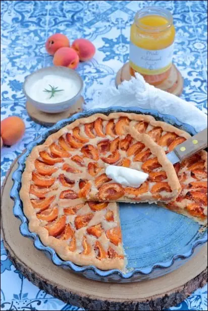 tarte abricots amandine