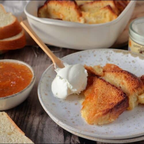 brioche bread and butter pudding