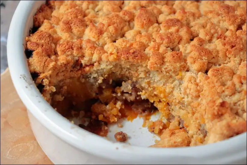 crumble courge butternut chataignes