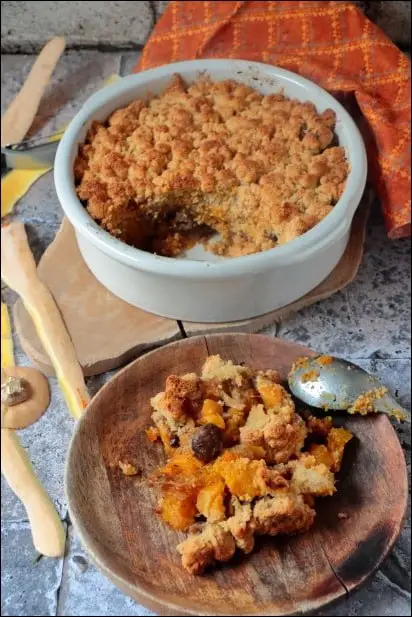 crumble courge butternut marrons