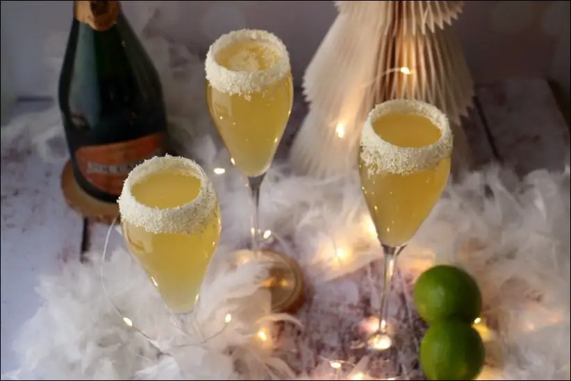 cocktail champagne ananas rhum