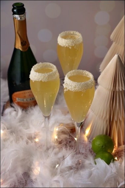 cocktail champagne Noël