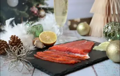 saumon gravlax au gingembre