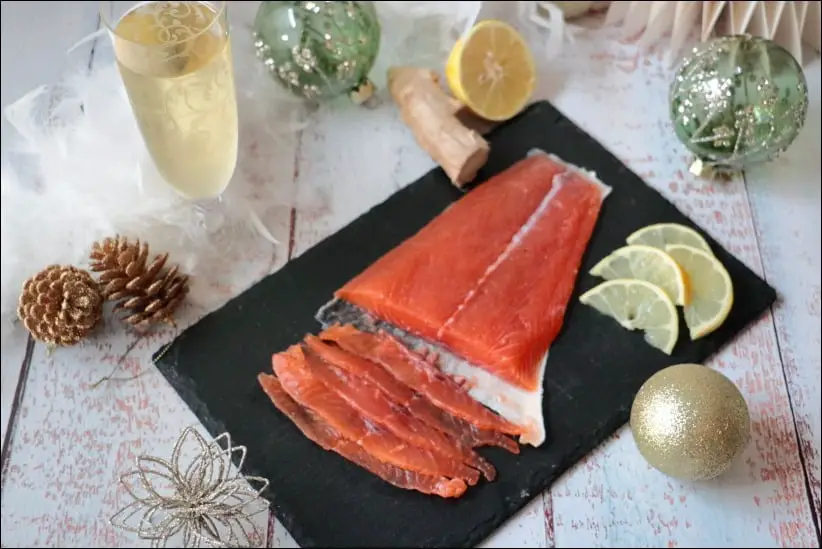 saumon gravlax en apero