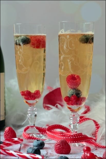 cocktail saint-valentin champagne