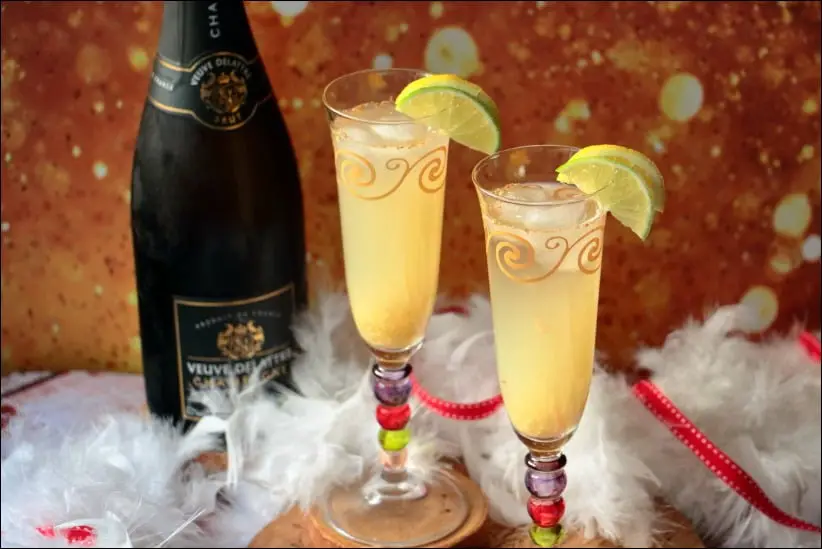 cocktail citron gingembre champagne