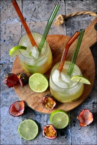 passion mojito cocktail