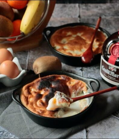 gratin de fruits d'hiver au Grand Marnier