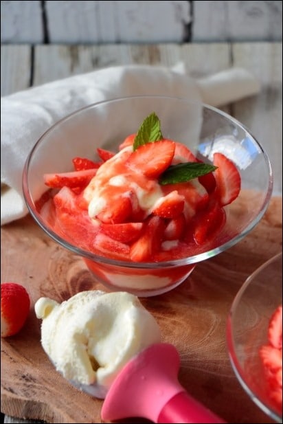 fraise melba dessert