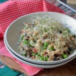 risotto petit pois bacon