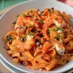 pates tomate crevettes