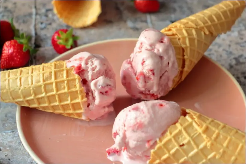 comment faire de la glace à la fraise