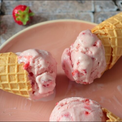recette glace fraise sorbetière