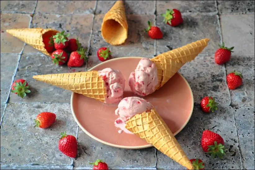 glace fraise grand chef