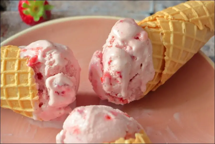 recette glace fraise onctueuse