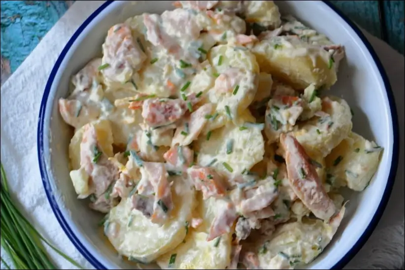 salade de haddock et pommes de terre