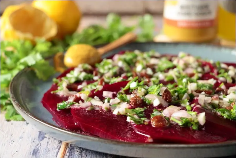 salade betterave rouge cuite