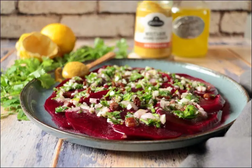 salade aigre-douce de betterave