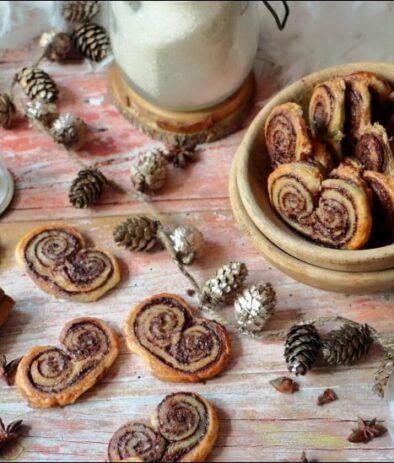 palmiers aux épices de Noël