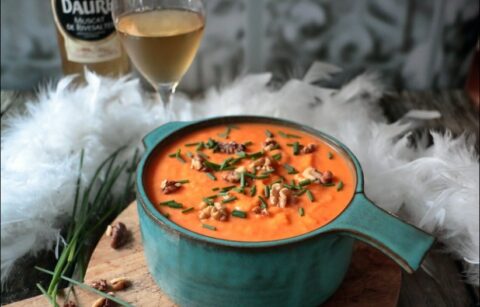 soupe de patates douces au muscat