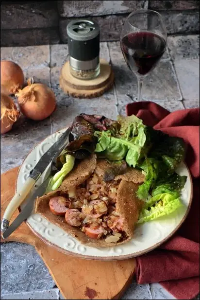 comment faire une galette saucisse