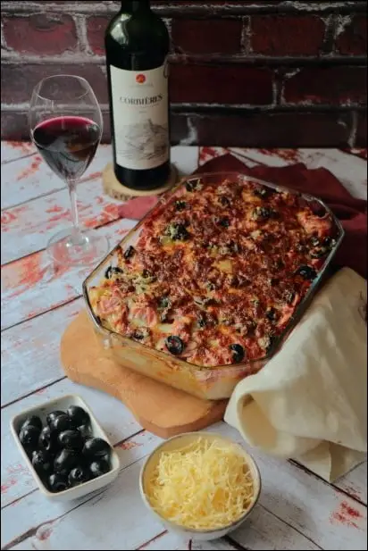 recette gratin de pates au jambon sauce tomate