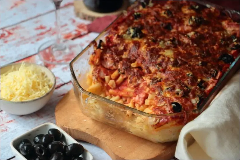 gratin pates jambon sans creme fraiche