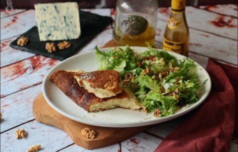 omelette soufflée au roquefort
