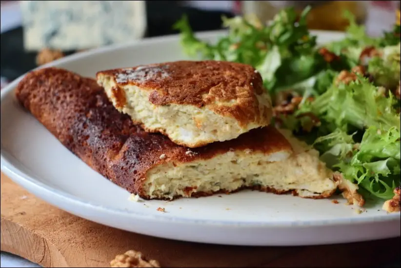 omelette au bleu
