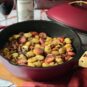 one pan de gnocchis aux saucisses et champignons