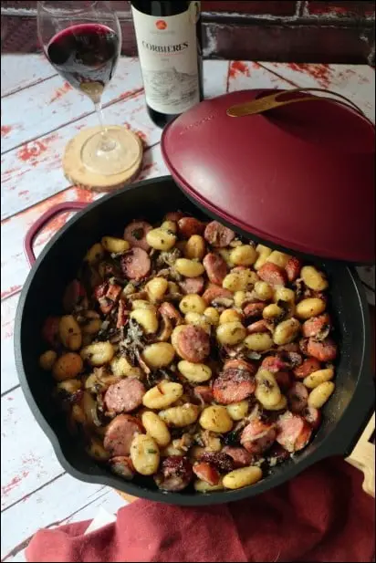 recette gnocchi avec saucisse fumée