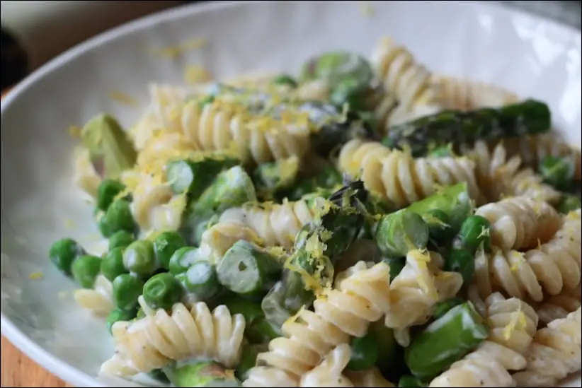 recette pates asperges vertes