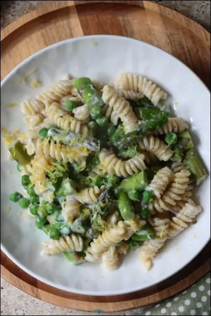 pates asperges vertes