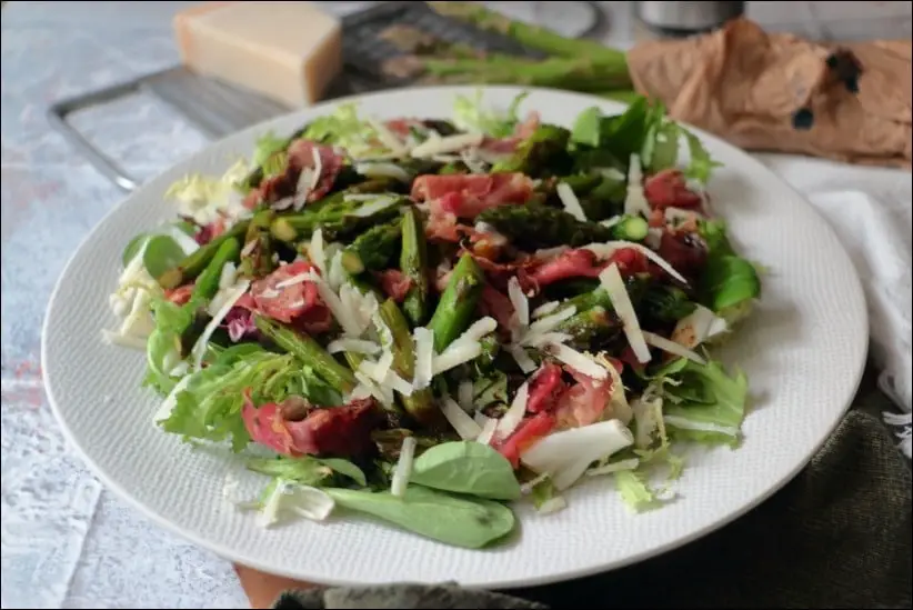 asperges vertes a la coppa