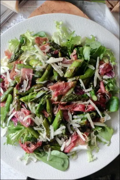 asperges coppa parmesan