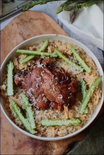 risotto au canard confit