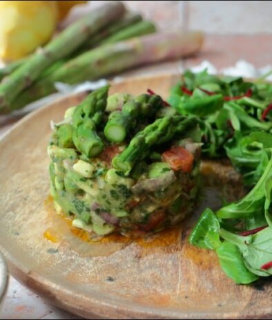 tartare d'asperges et d'avocat