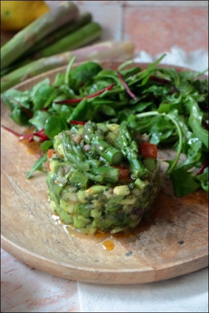 tartare asperges vertes