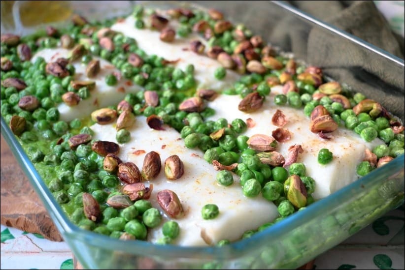 cabillaud petits pois