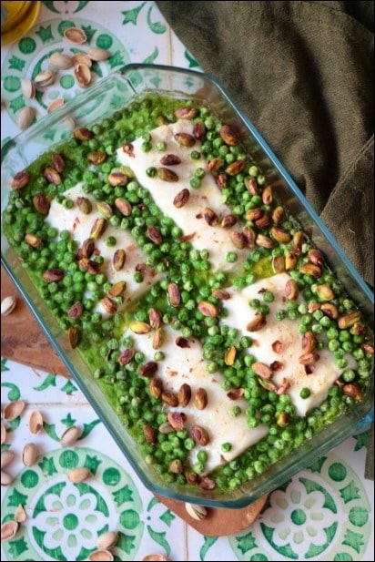 Cabillaud_petits_pois_pistaches (6) cabillaud et petits pois en purée