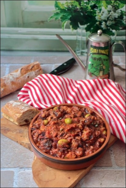 Caponata_sicilienne_aubergines (1) recette caponata sicilienne