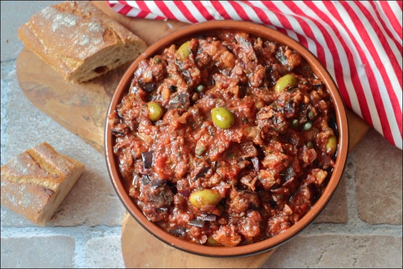 Caponata_sicilienne_aubergines (8) caponata elle à table