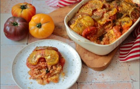gratin express de ratatouille et graines de couscous