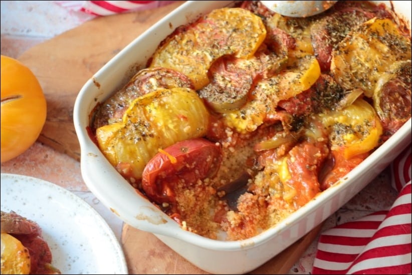 Gratin_ratatouille_couscous_semoule_facon_parmentier (9) gratin de semoule à la ratatouille
