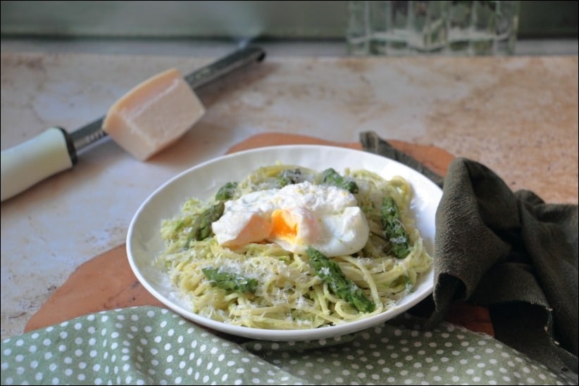 Linguine-creme-asperges-oeuf-poches (13) pates asperges oeufs