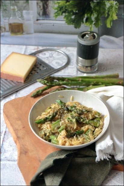 orzotto asperges vertes