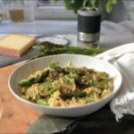 orzo aux asperges vertes et comté