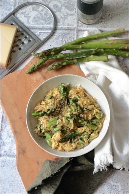 Orzo-cremeux-comte-asperges-vertes (7) orzotto asperges comté